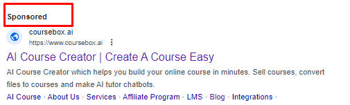 Ads in Google SERPs