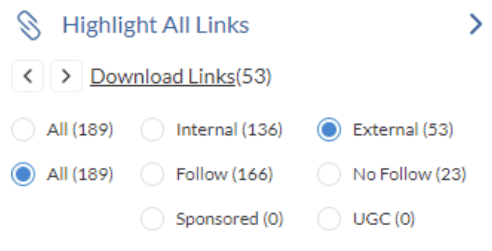 Download links with SEO Minion 