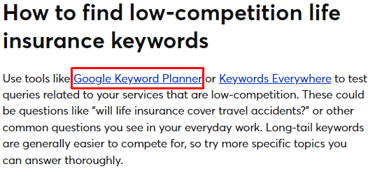 Keywords Everywhere backlink 