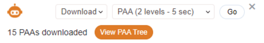 View PAA tree