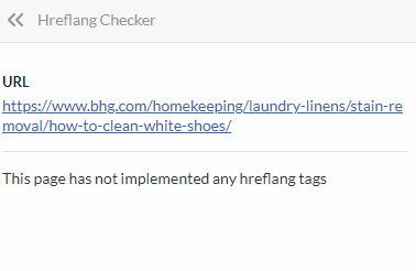 No hreflang tags 