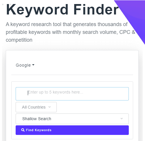 Keyword Finder 