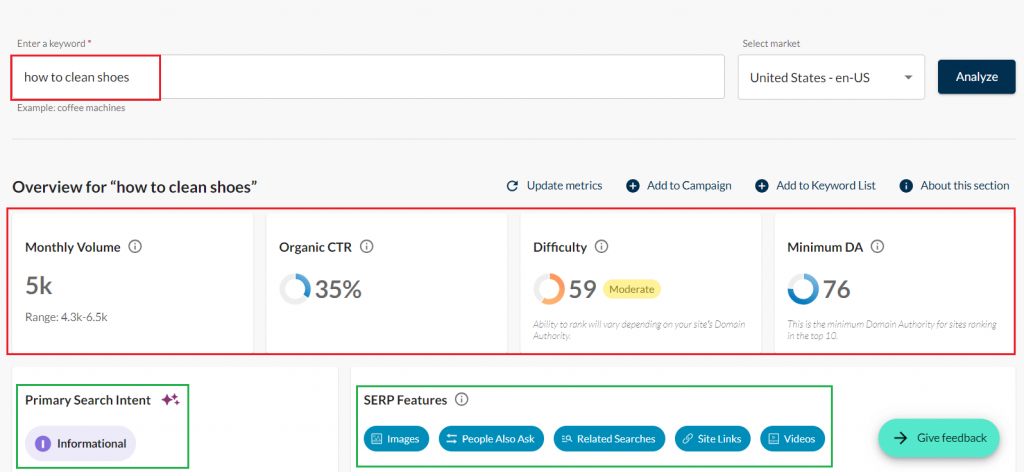 moz keyword research tool