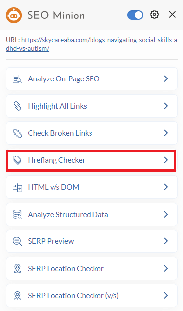 Hreflang Checker