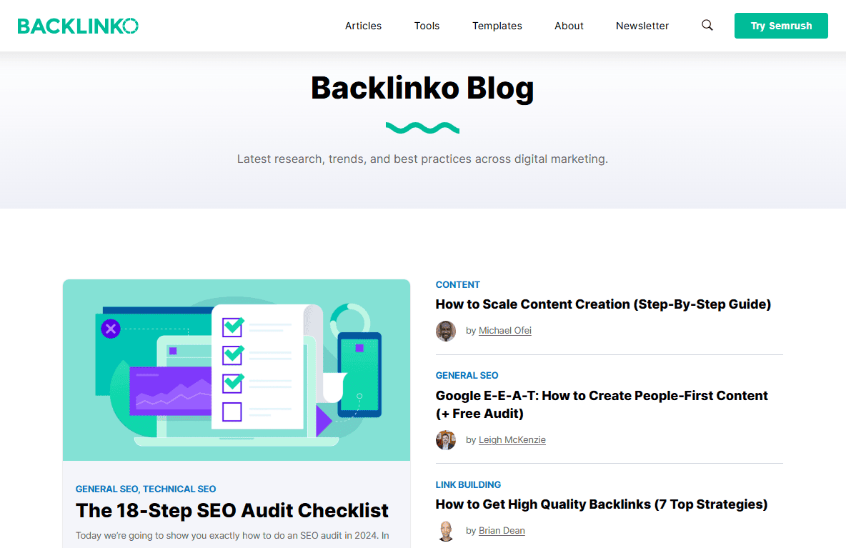 Backlinko Blog