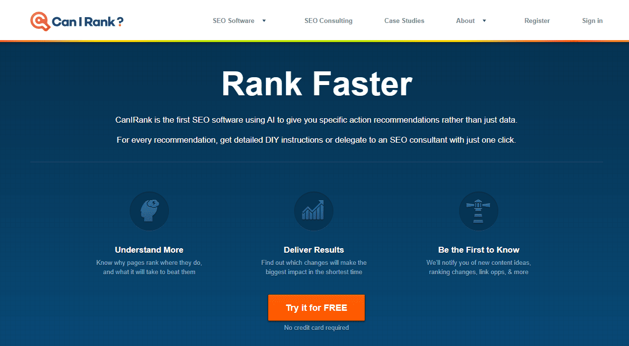 CanIRank SEO tool for small businesses