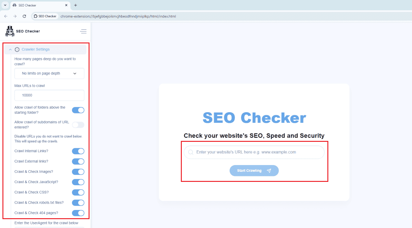 Check your website's SEO with SEO Checker