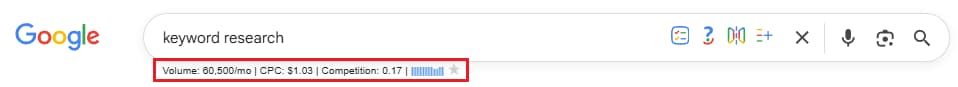 keyword search volume checker