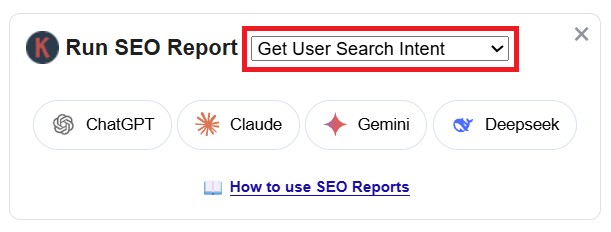 Search Intent Tool