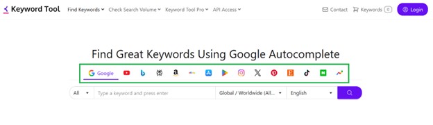 Keyword Tool