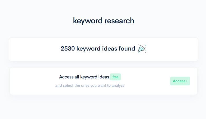 Lowfruits.io Keyword Finder