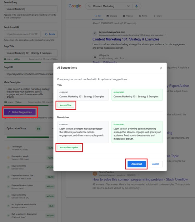 metatag preview and generator