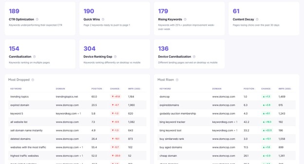 Website Ranking Checker Position Changes