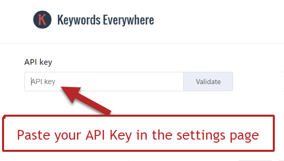 Setup API Key